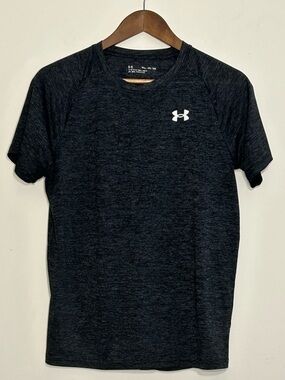 Under Armour Boys YXL HeatGear Gray Heather Athletic T-Shirt